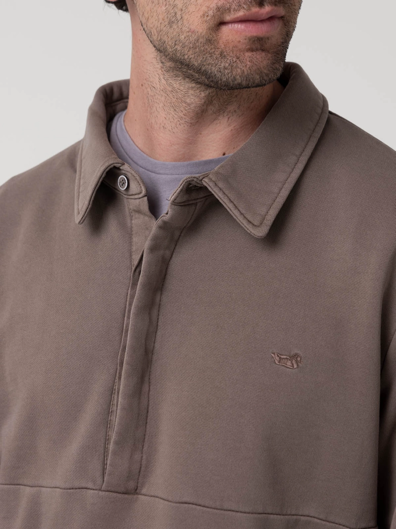 POLERON ALGODON ORGANICO HOMBRE CEUTA GRIS ROCKFORD - 7