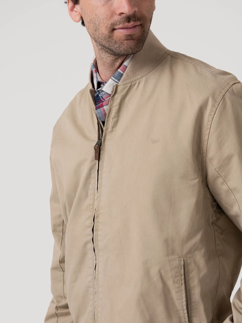 CHAQUETA ALGODON ORGANICO HOMBRE CLASSIC BEIGE ROCKFORD - 7