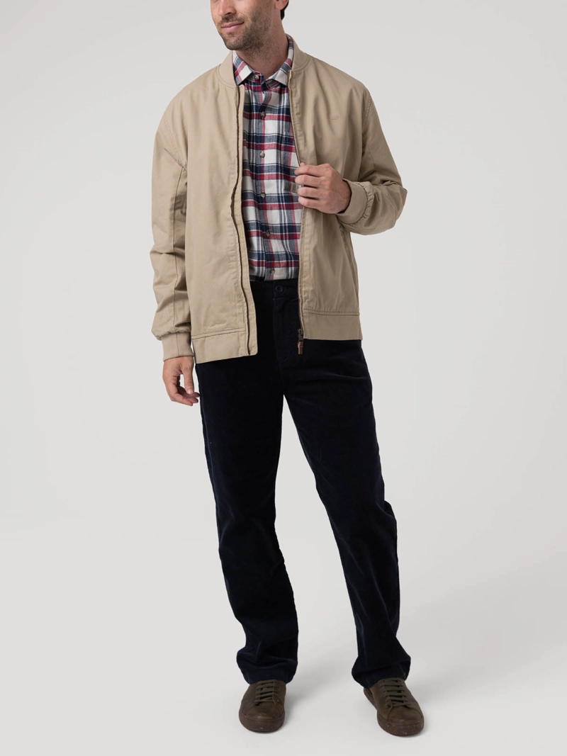CHAQUETA ALGODON ORGANICO HOMBRE CLASSIC BEIGE ROCKFORD - 8