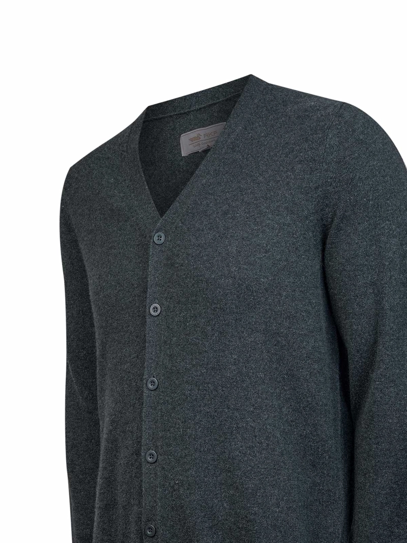 SWEATER CASHEMIRA HOMBRE CASH BUT GRIS ROCKFORD - 4