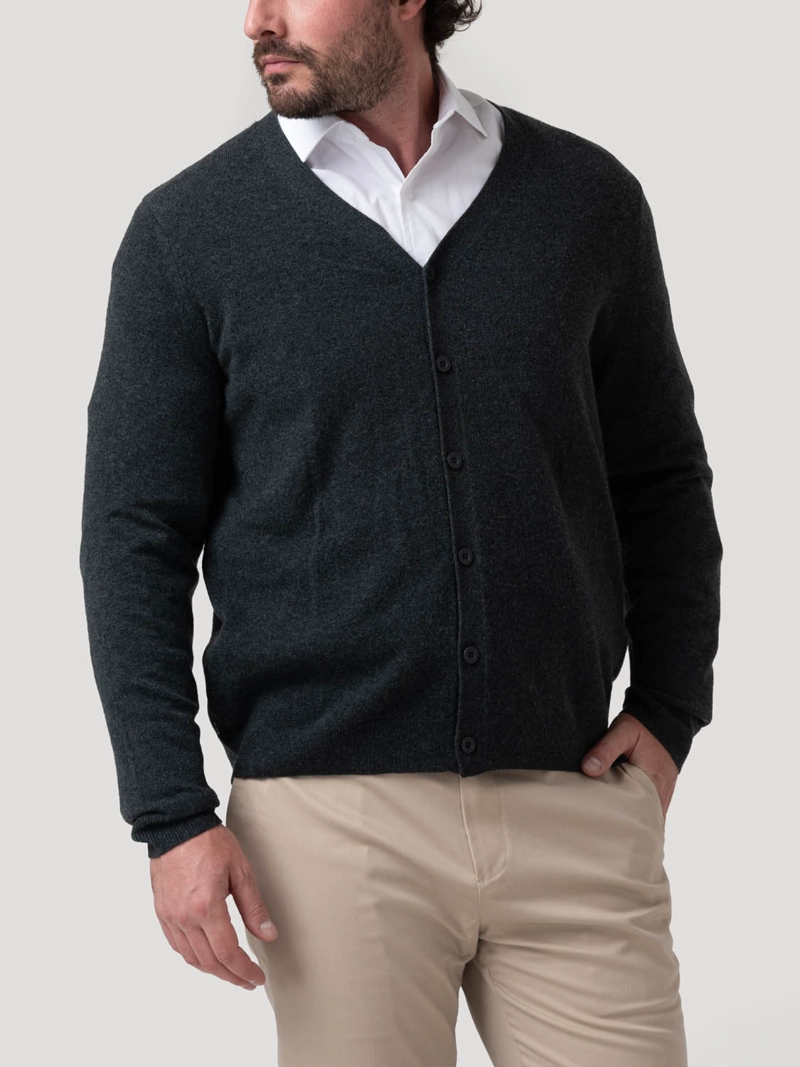 SWEATER CASHEMIRA HOMBRE CASH BUT GRIS ROCKFORD - 5