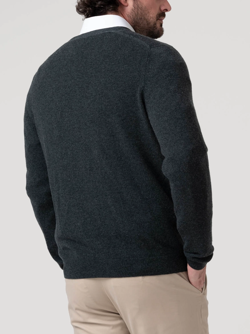 SWEATER CASHEMIRA HOMBRE CASH BUT GRIS ROCKFORD - 6