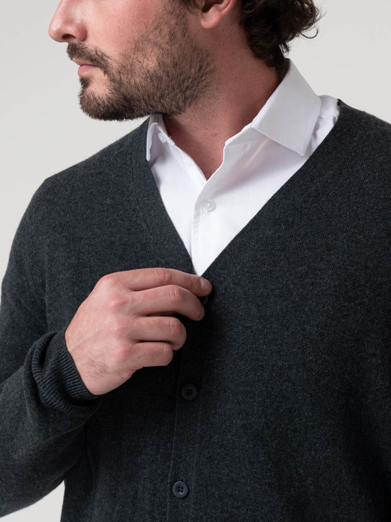 SWEATER CASHEMIRA HOMBRE CASH BUT GRIS ROCKFORD - 7