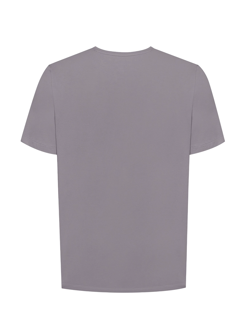 POLERA ALGODON RECICLADO HOMBRE ESSENTPOC LILA ROCKFORD - 2