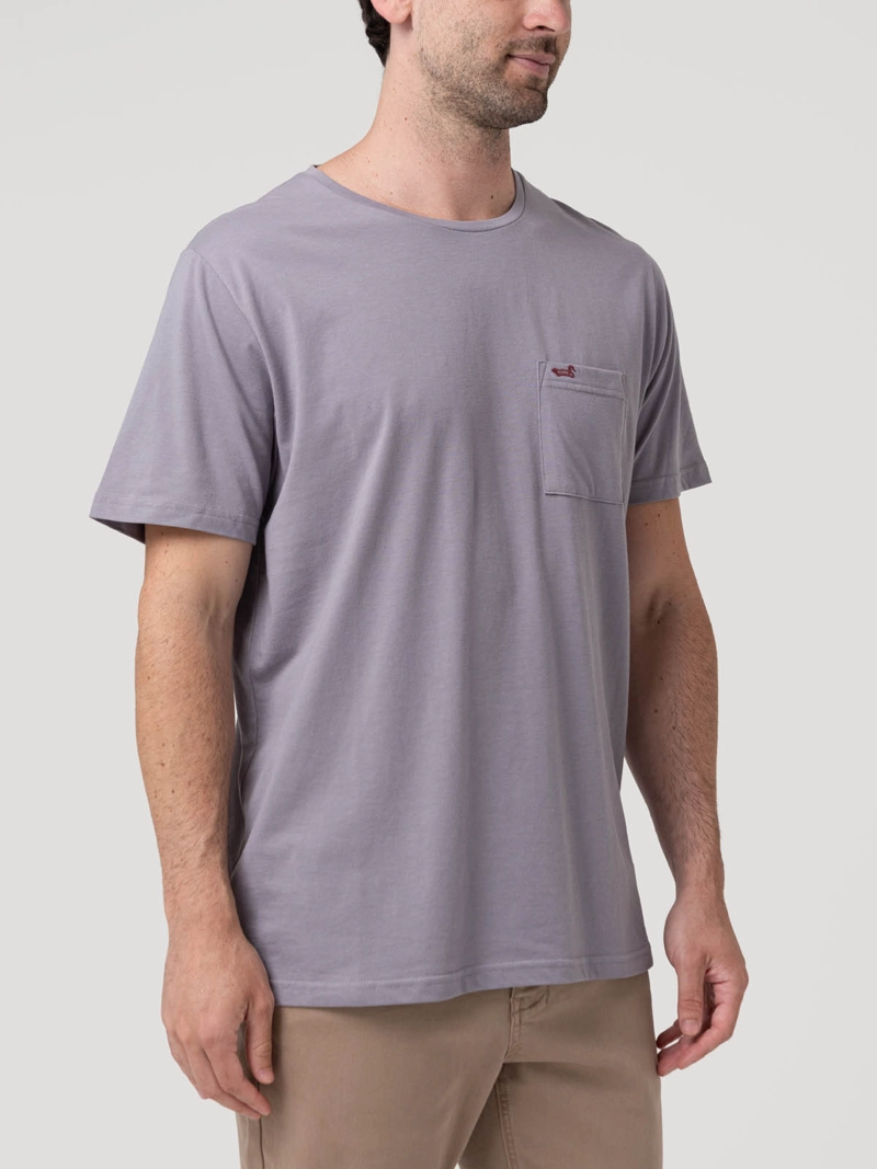 POLERA ALGODON RECICLADO HOMBRE ESSENTPOC LILA ROCKFORD - 5