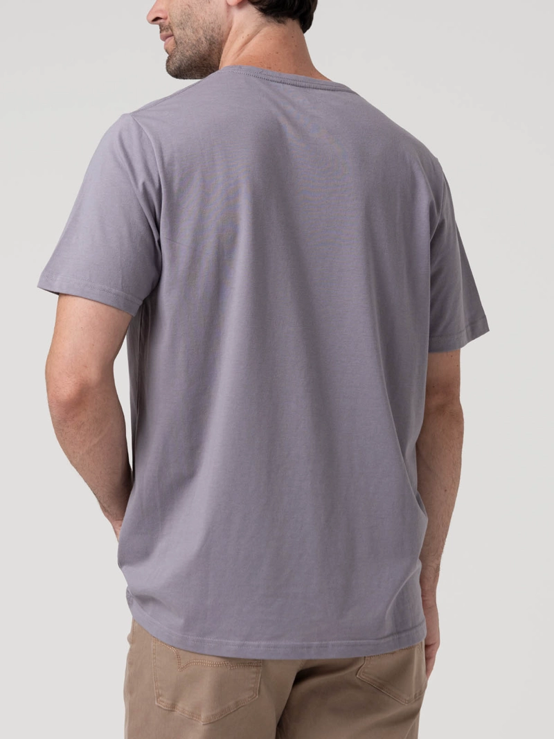 POLERA ALGODON RECICLADO HOMBRE ESSENTPOC LILA ROCKFORD - 6