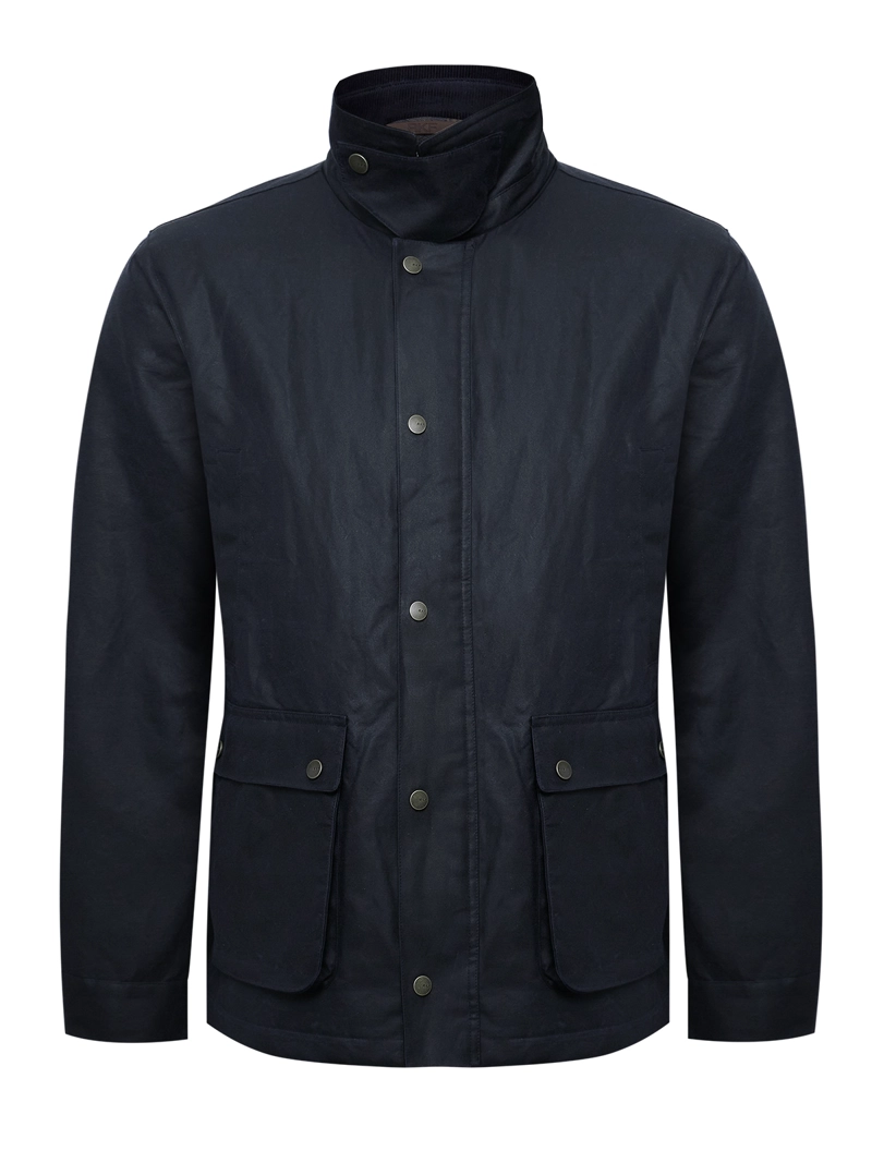 CHAQUETA ALGODON HOMBRE WAX AZUL ROCKFORD - 1