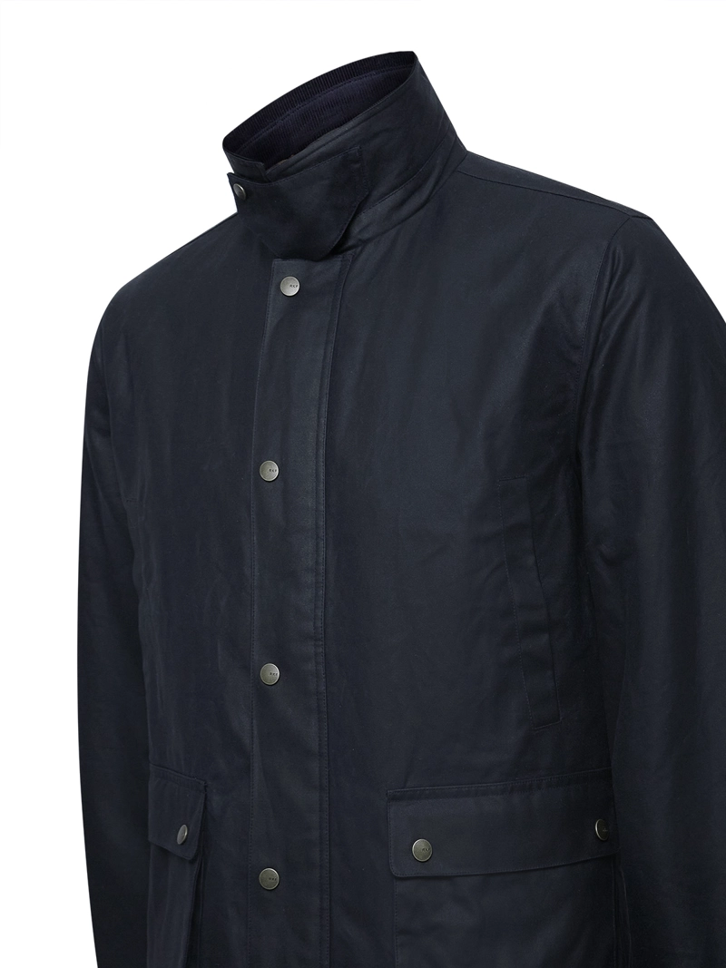 CHAQUETA ALGODON HOMBRE WAX AZUL ROCKFORD - 4