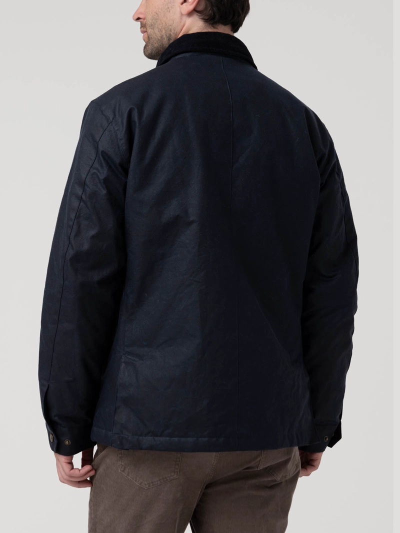CHAQUETA ALGODON HOMBRE WAX AZUL ROCKFORD - 6