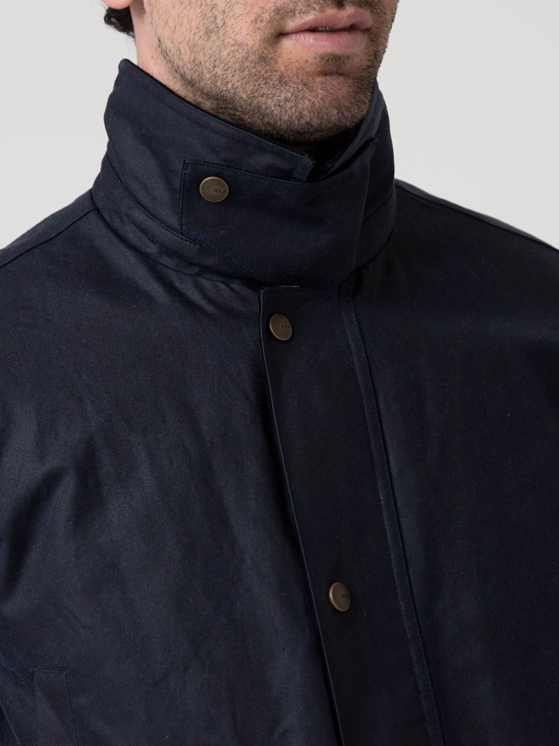 CHAQUETA ALGODON HOMBRE WAX AZUL ROCKFORD - 8
