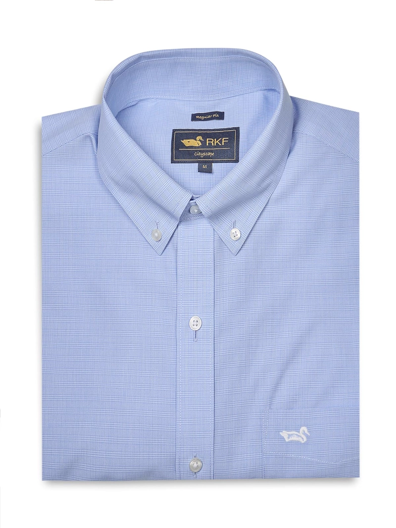 CAMISA AZULINO CUELLO BUTTON-DOWN HOMBRE WF ROCKFORD - 1