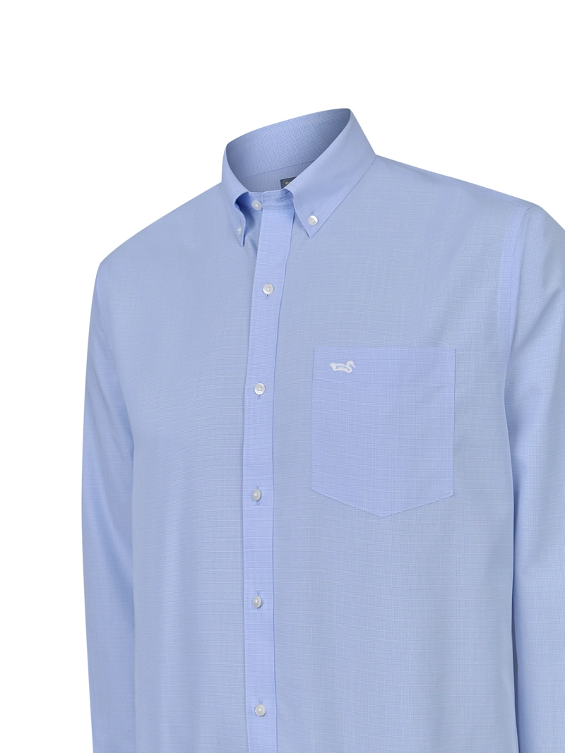 CAMISA AZULINO CUELLO BUTTON-DOWN HOMBRE WF ROCKFORD - 5
