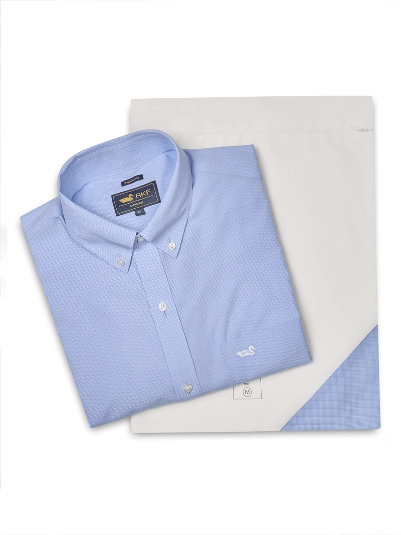 CAMISA AZULINO CUELLO BUTTON-DOWN HOMBRE WF ROCKFORD - 6