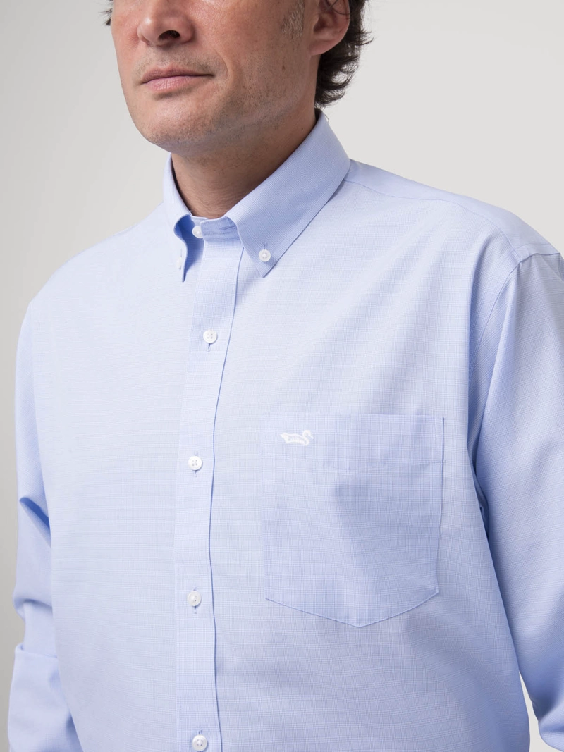 CAMISA AZULINO CUELLO BUTTON-DOWN HOMBRE WF ROCKFORD - 9