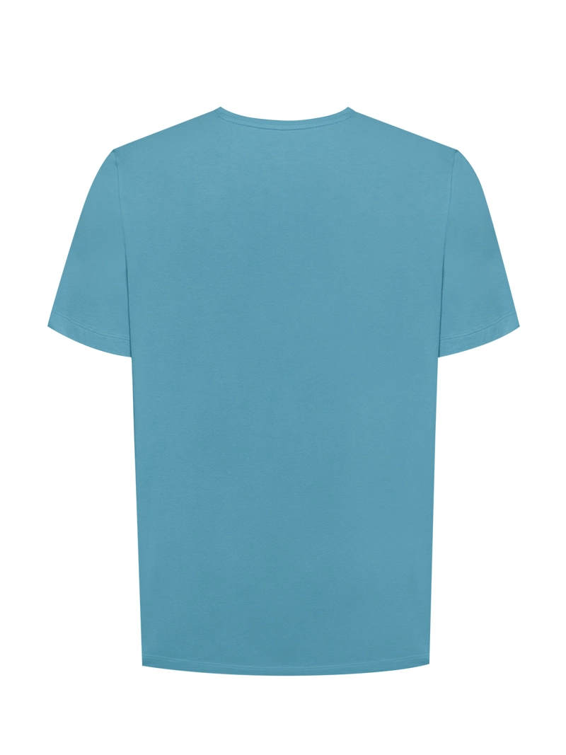 POLERA ALGODON RECICLADO HOMBRE ESSENTPOC AZUL ROCKFORD - 2