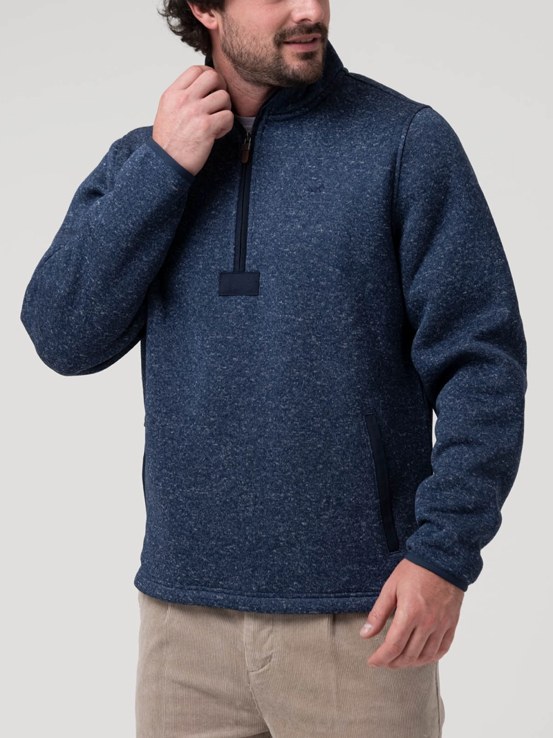 POLAR POLIE STER RECICLADO HOMBRE ARIZHALF AZUL ROCKFORD - 5