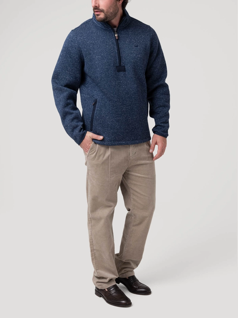 POLAR POLIE STER RECICLADO HOMBRE ARIZHALF AZUL ROCKFORD - 9