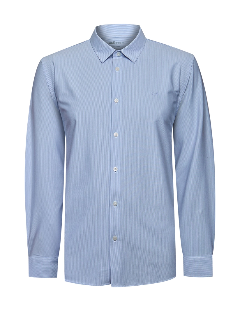 CAMISA ALGODON HOMBRE ROVE AZUL ROCKFORD - 1