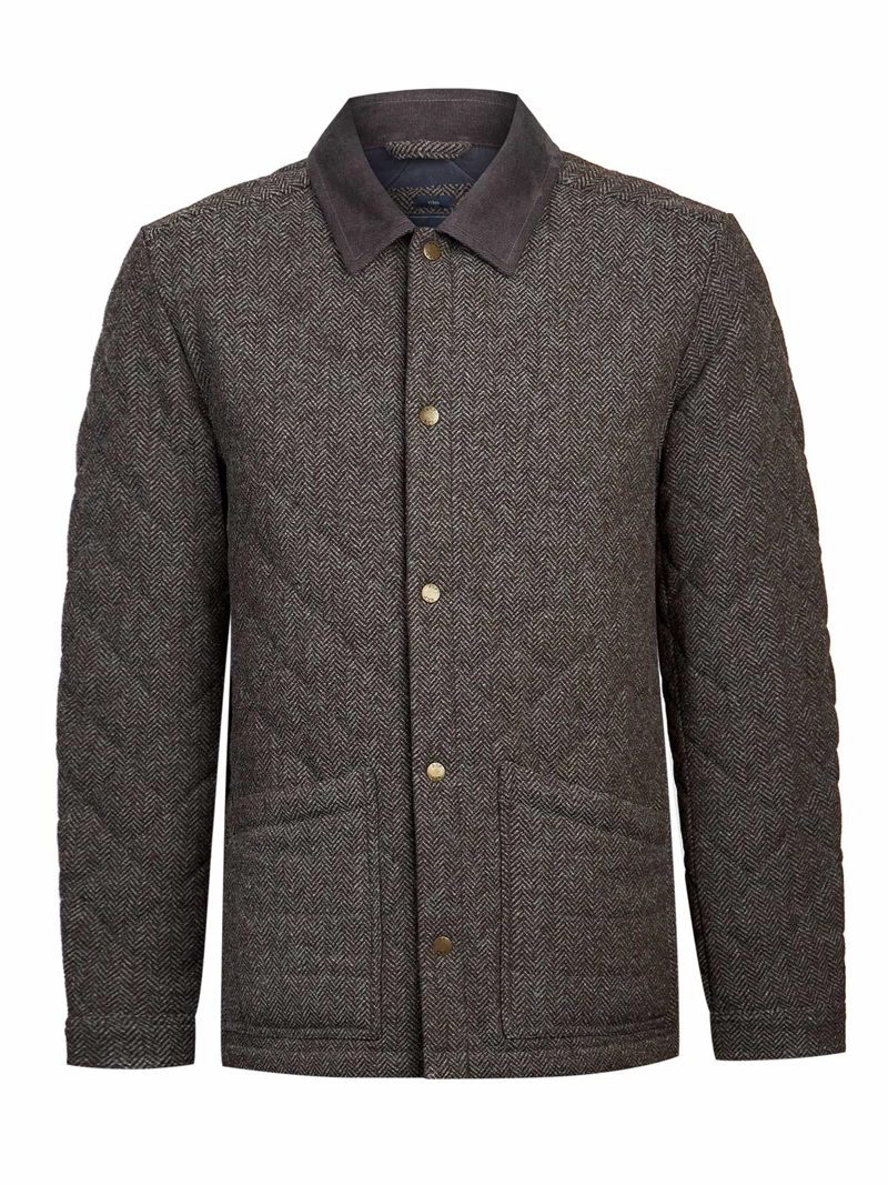 CHAQUETA LANA HOMBRE CLASLEWIS GRIS ROCKFORD - 1