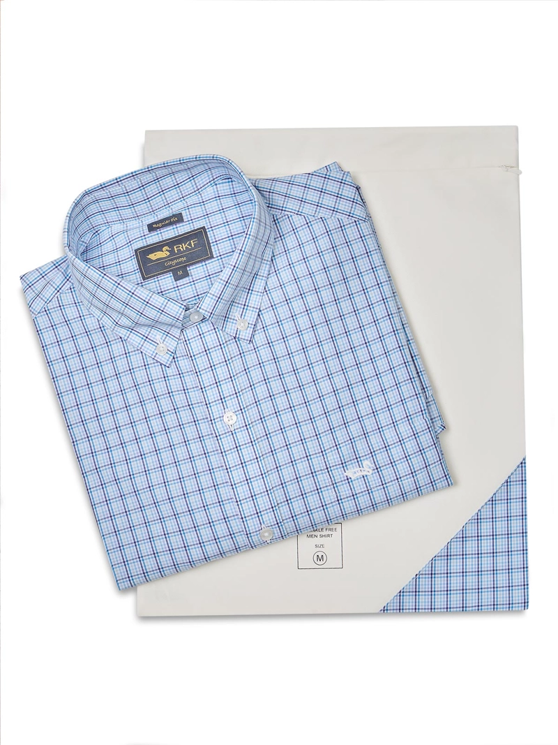 CAMISA HOMBRE CUELLO BUTTON-DOWN WF CELESTE ROCKFORD - 6