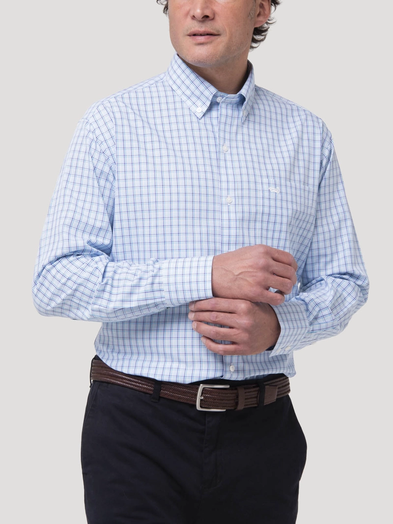 CAMISA HOMBRE CUELLO BUTTON-DOWN WF CELESTE ROCKFORD - 8