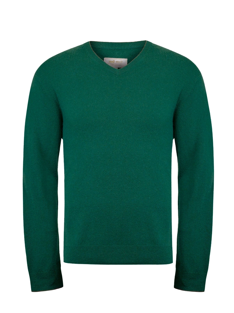 SWEATER CASHEMIRA HOMBRE CASH V VERDE ROCKFORD - 1