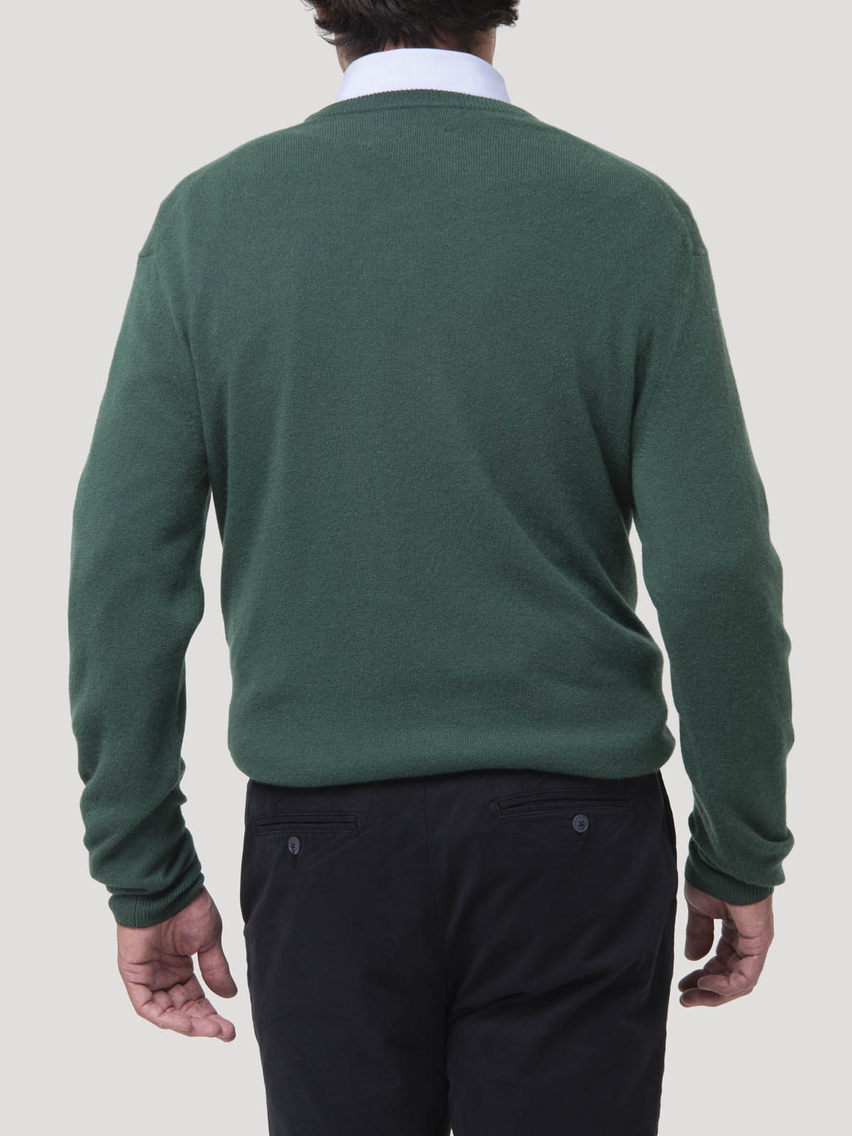 SWEATER CASHEMIRA HOMBRE CASH V VERDE ROCKFORD - 7