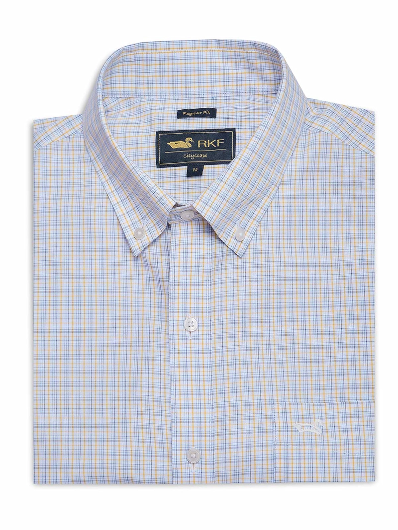 CAMISA CUELLO BUTTON-DOWN HOMBRE WF AZUL CIELO ROCKFORD - 1