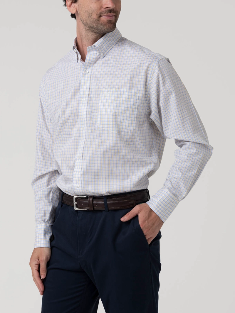 CAMISA CUELLO BUTTON-DOWN HOMBRE WF AZUL CIELO ROCKFORD - 5