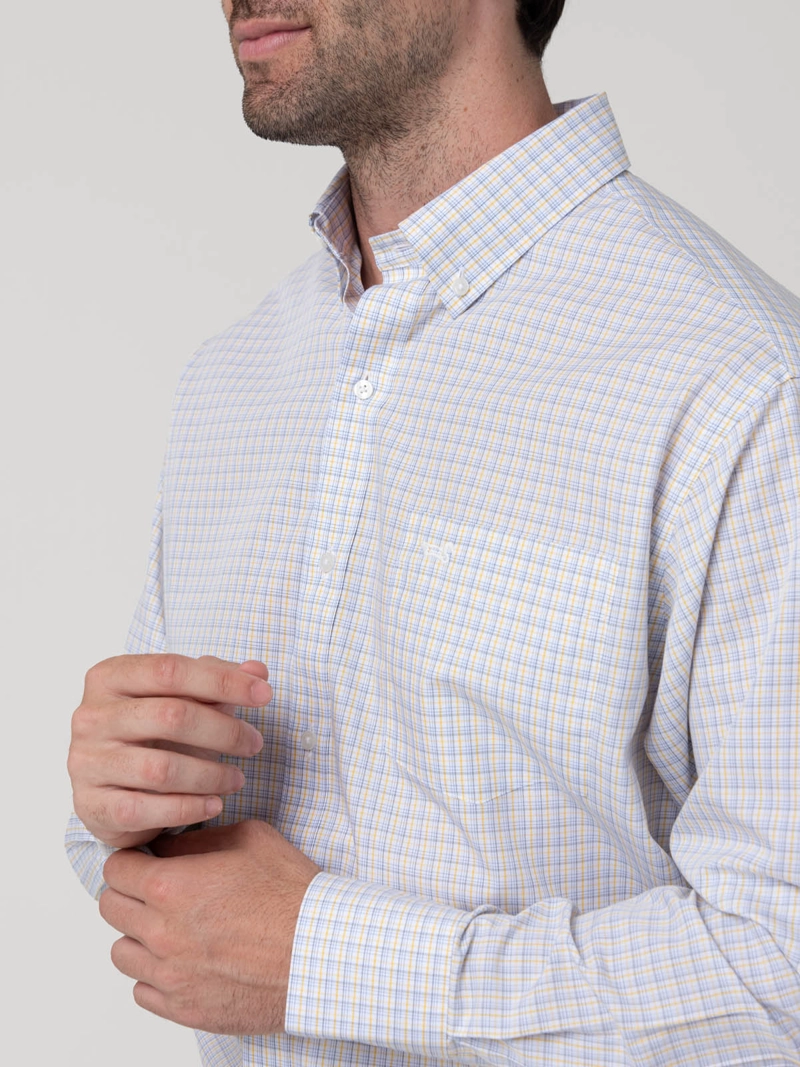 CAMISA CUELLO BUTTON-DOWN HOMBRE WF AZUL CIELO ROCKFORD - 7