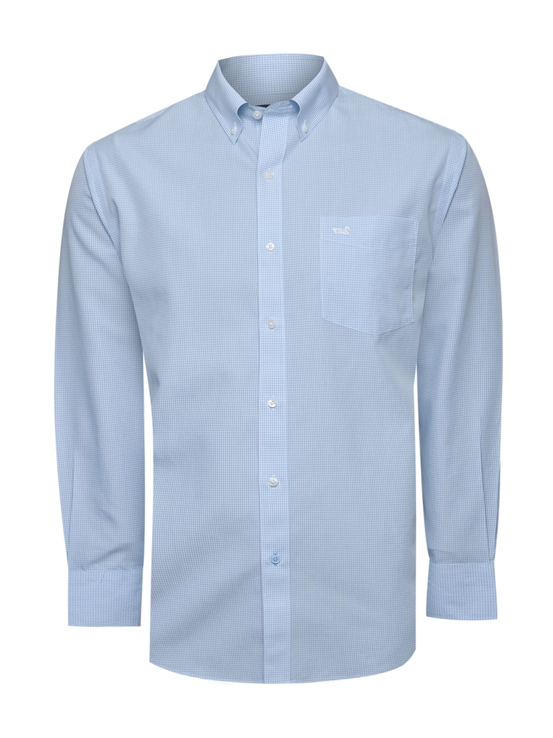 CAMISA AZUL CLARO CUELLO BUTTON-DOWN HOMBRE WF ROCKFORD - 2