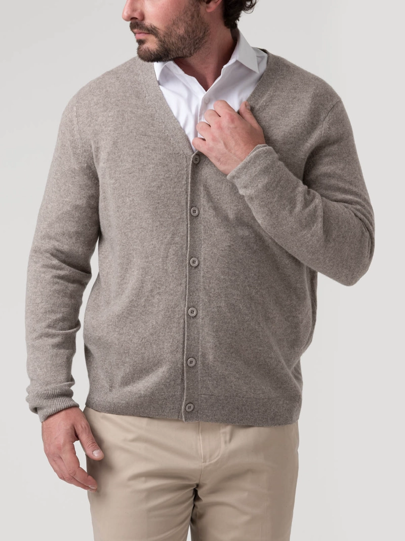 SWEATER CASHEMIRA HOMBRE CASH BUT GRIS CLARO ROCKFORD - 5