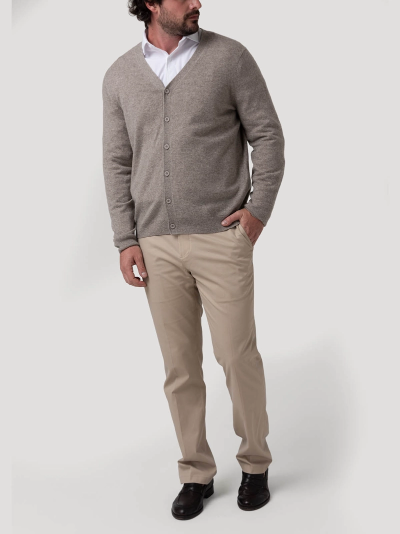 SWEATER CASHEMIRA HOMBRE CASH BUT GRIS CLARO ROCKFORD - 8