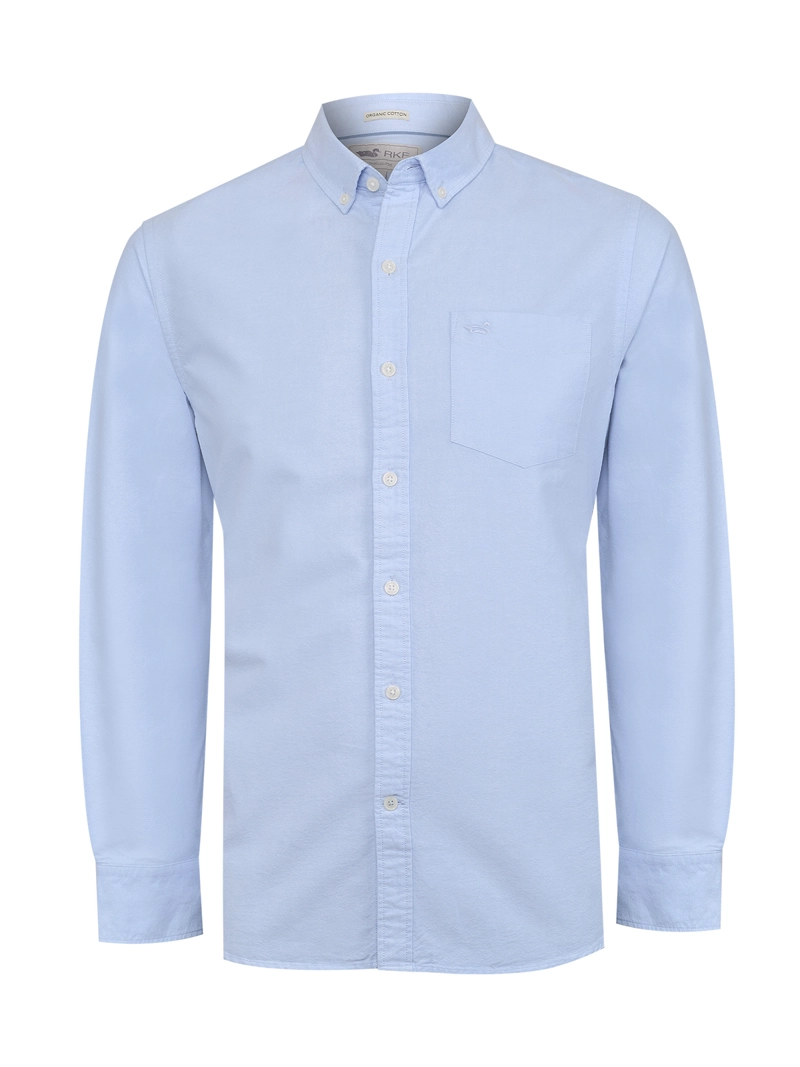 CAMISA ALGODON ORGANICO HOMBRE OXFORD CAFE  ROCKFORD - 1