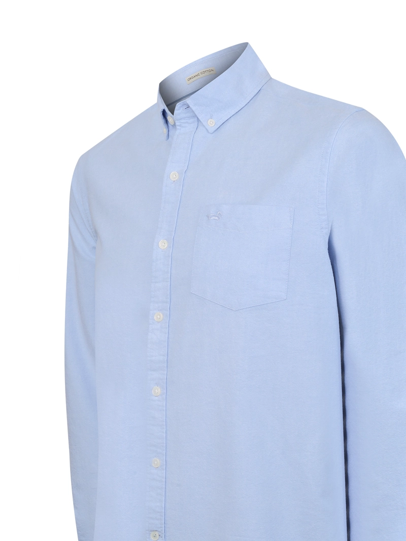 CAMISA ALGODON ORGANICO HOMBRE OXFORD CAFE  ROCKFORD - 4