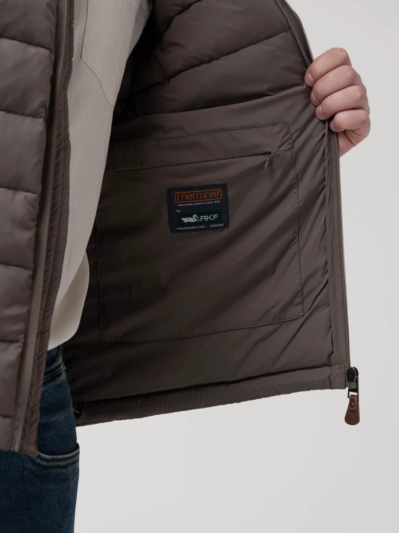 PARKA THERMORE HOMBRE EXETER GRIS ROCKFORD - 8