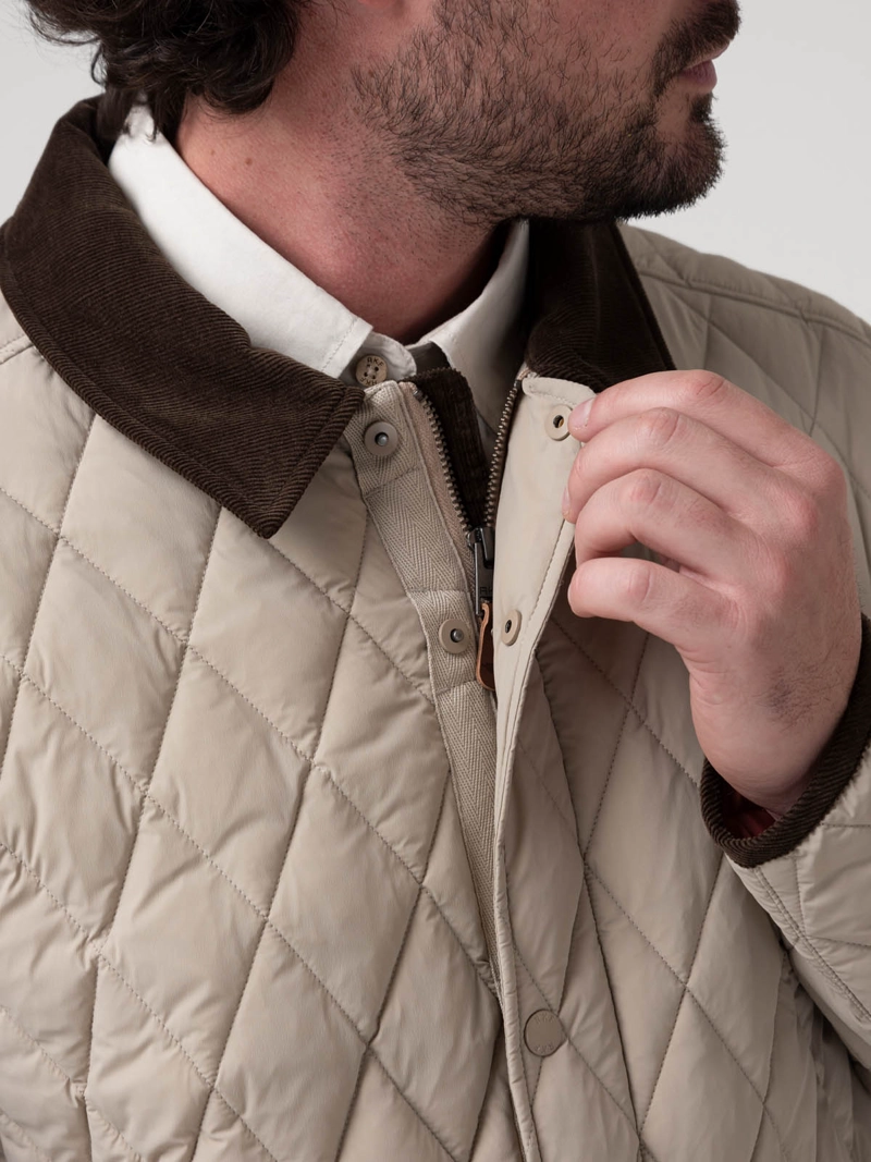 PARKA THERMORE HOMBRE NEWPORT BEIGE ROCKFORD - 7