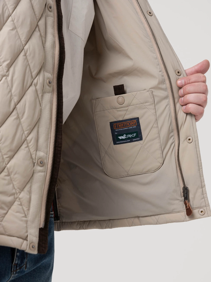 PARKA THERMORE HOMBRE NEWPORT BEIGE ROCKFORD - 8