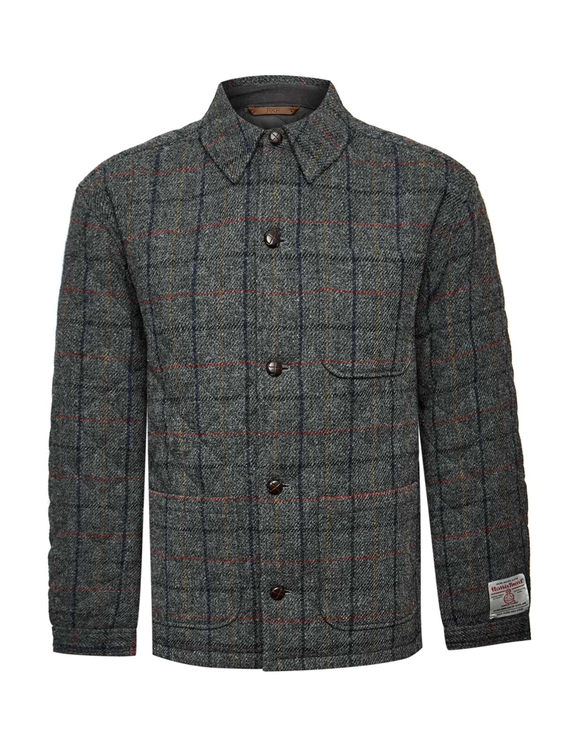 CHAQUETA LANA HOMBRE HARRIS AZUL ROCKFORD - 1