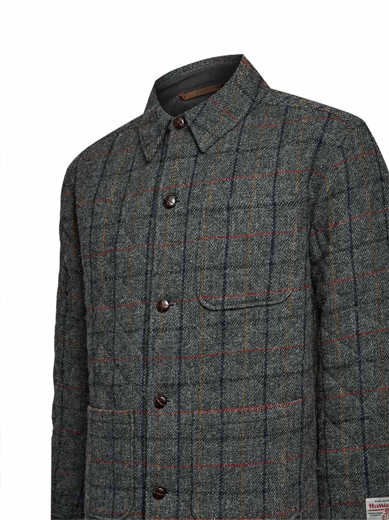 CHAQUETA LANA HOMBRE HARRIS AZUL ROCKFORD - 4