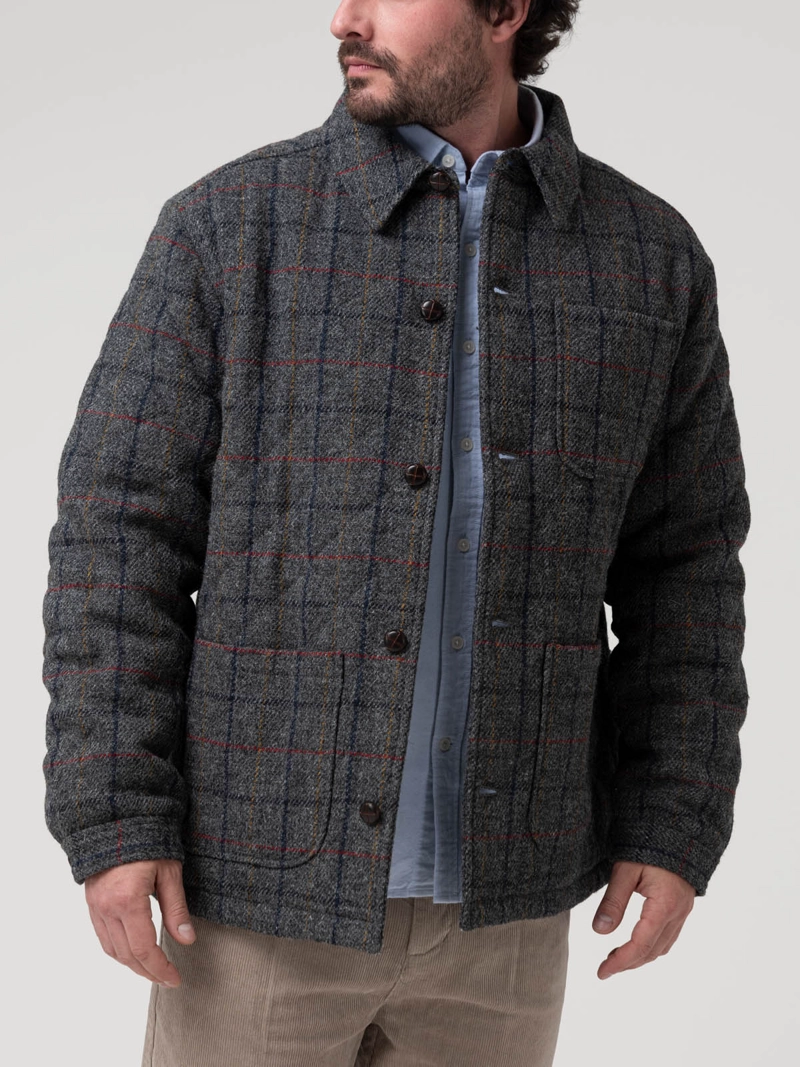 CHAQUETA LANA HOMBRE HARRIS AZUL ROCKFORD - 5