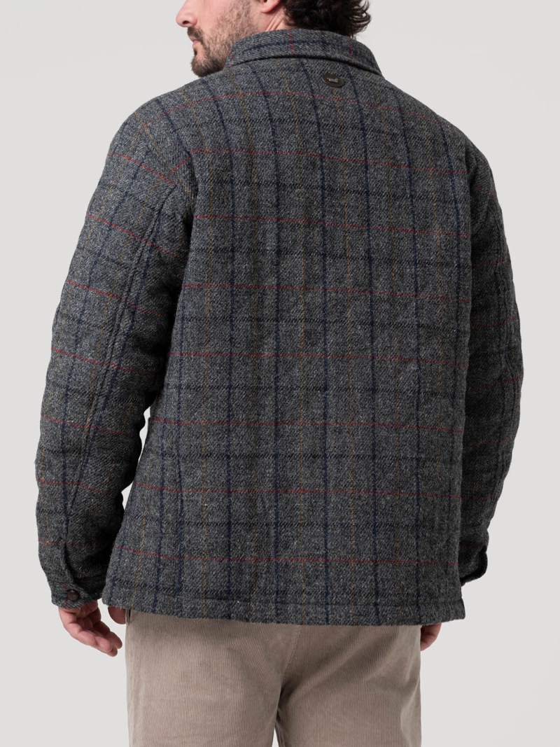 CHAQUETA LANA HOMBRE HARRIS AZUL ROCKFORD - 6