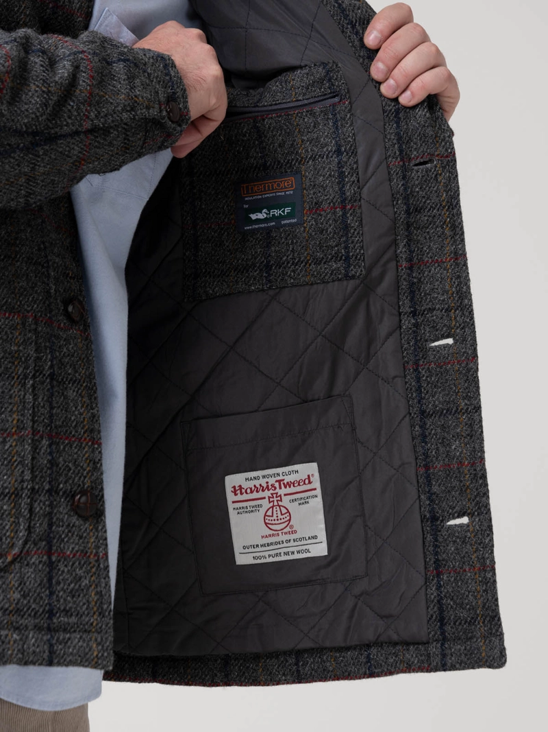 CHAQUETA LANA HOMBRE HARRIS AZUL ROCKFORD - 7