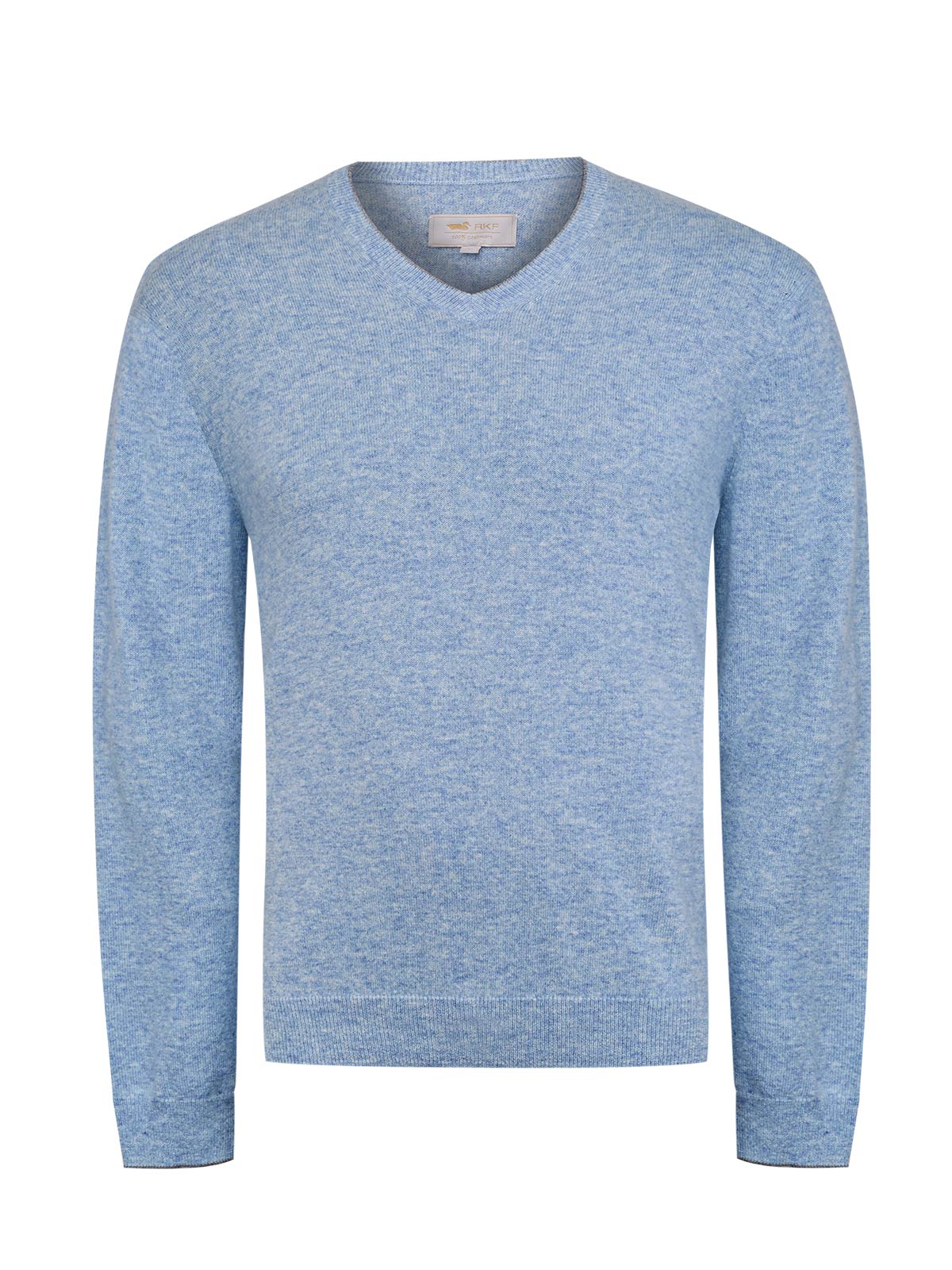 SWEATER CASHEMIRA HOMBRE CASH V CELESTE ROCKFORD - 1