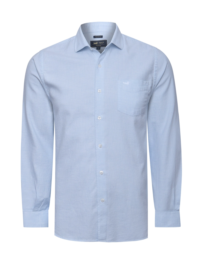 CAMISA ALGODON HOMBRE FLASQUARE BEIGE ROCKFORD - 1