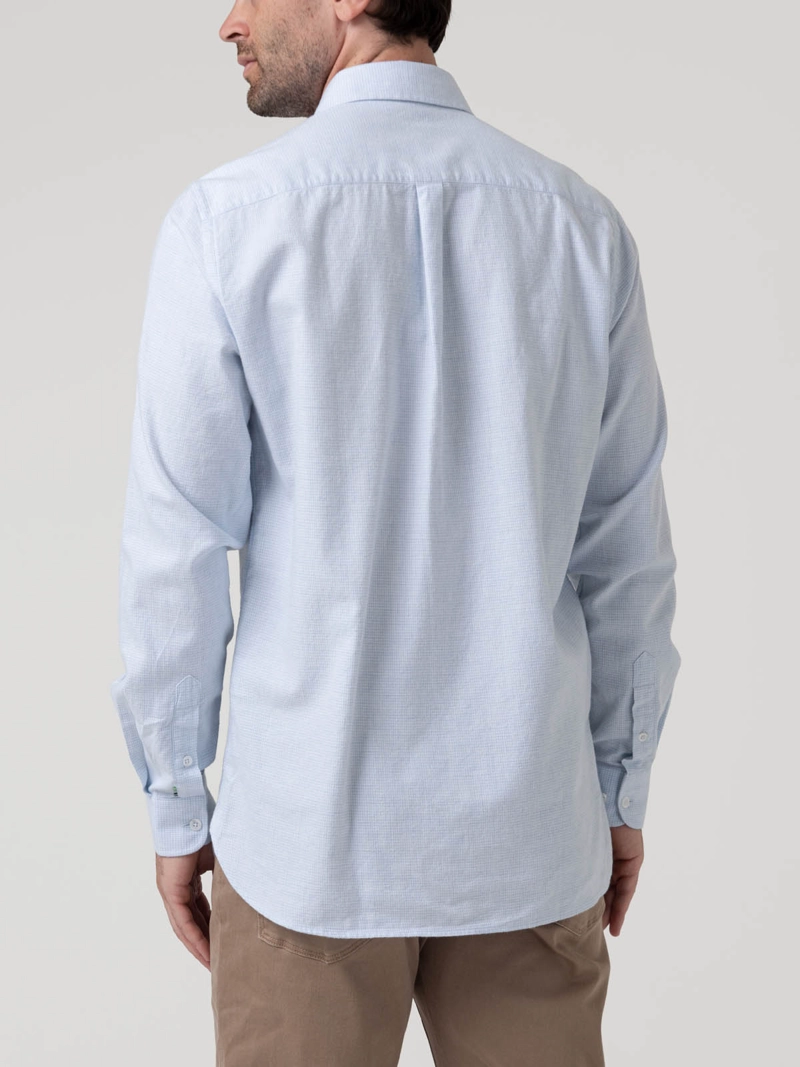 CAMISA ALGODON HOMBRE FLASQUARE BEIGE ROCKFORD - 6