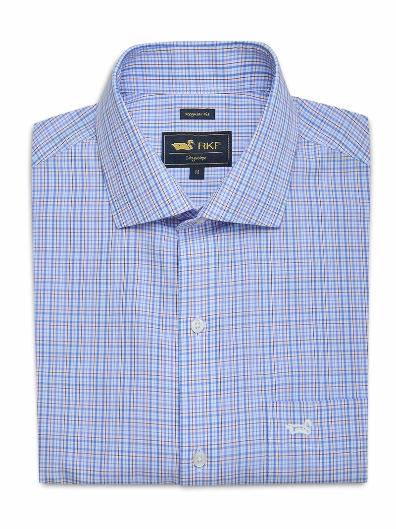 CAMISA ALGODON HOMBRE WF PC AZUL ROCKFORD - 1