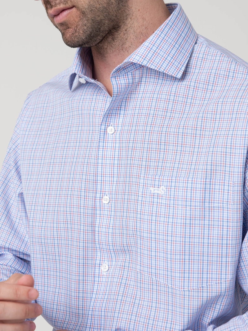 CAMISA ALGODON HOMBRE WF PC AZUL ROCKFORD - 8
