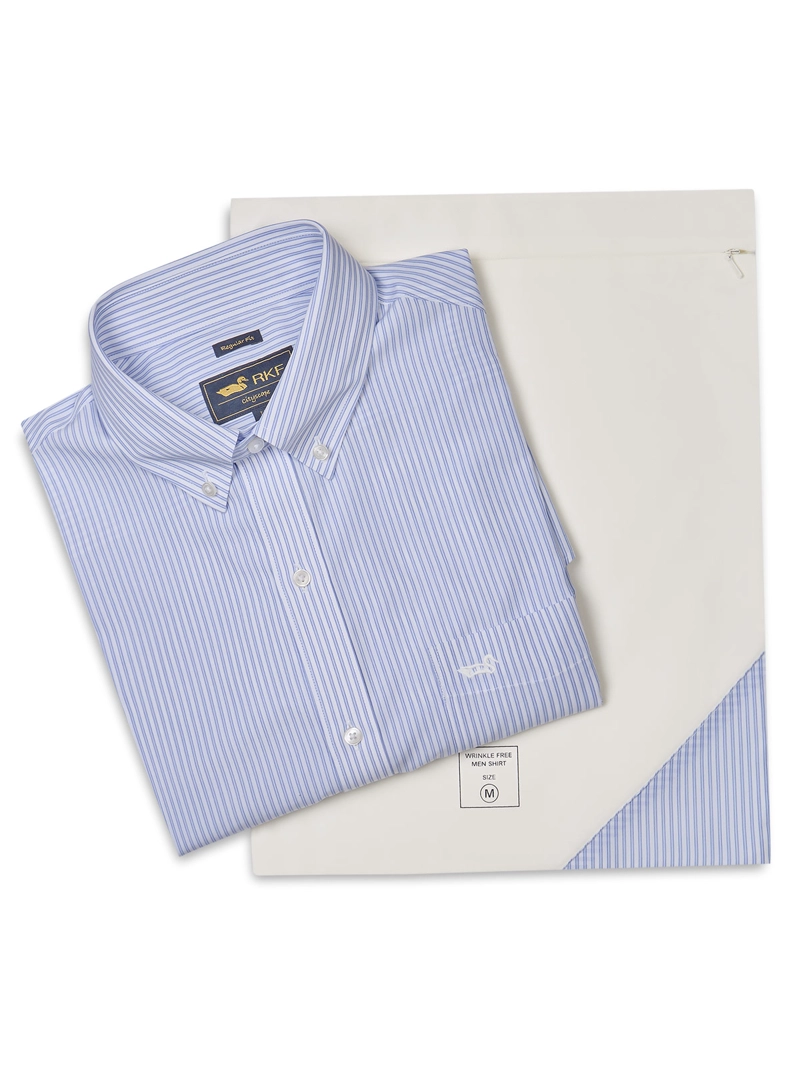 CAMISA ALGODON HOMBRE WF PB AZULINO ROCKFORD - 6