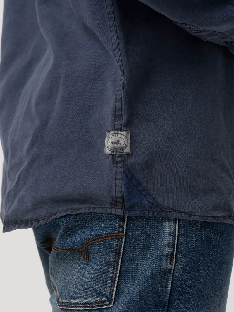 CAMISA TENCEL HOMBRE TENCEL AZUL ROCKFORD - 8